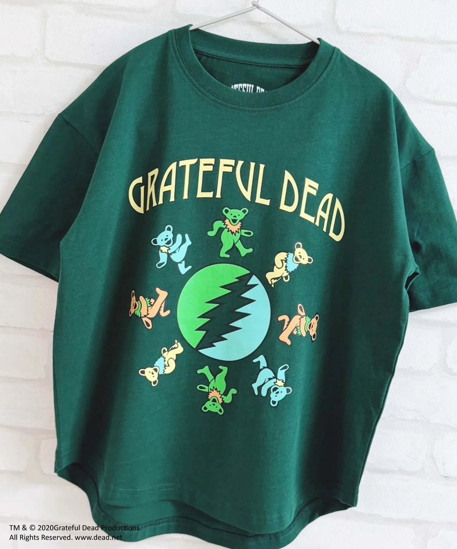 Детская футболка Grateful Dead с принтом "Танцующие медведи"