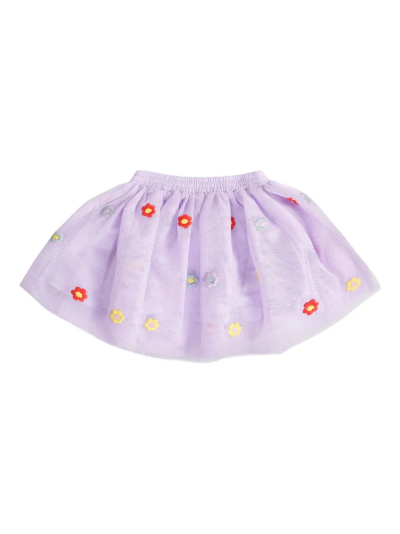 Юбка из вышитого тюля Stella McCartney Kids, фиолетовый — фото 2