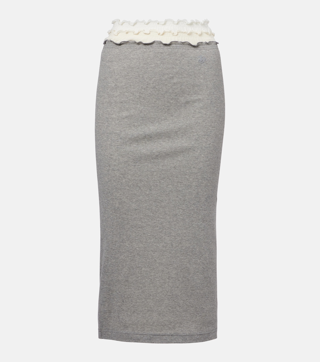 

Юбка миди из многослойного джерси Jil Sander, Granite