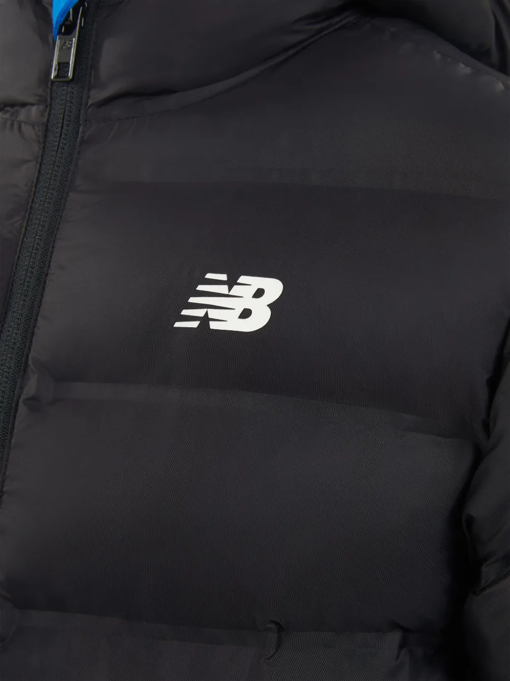 Пуховик на молнии New Balance Kids, черный — фото 3