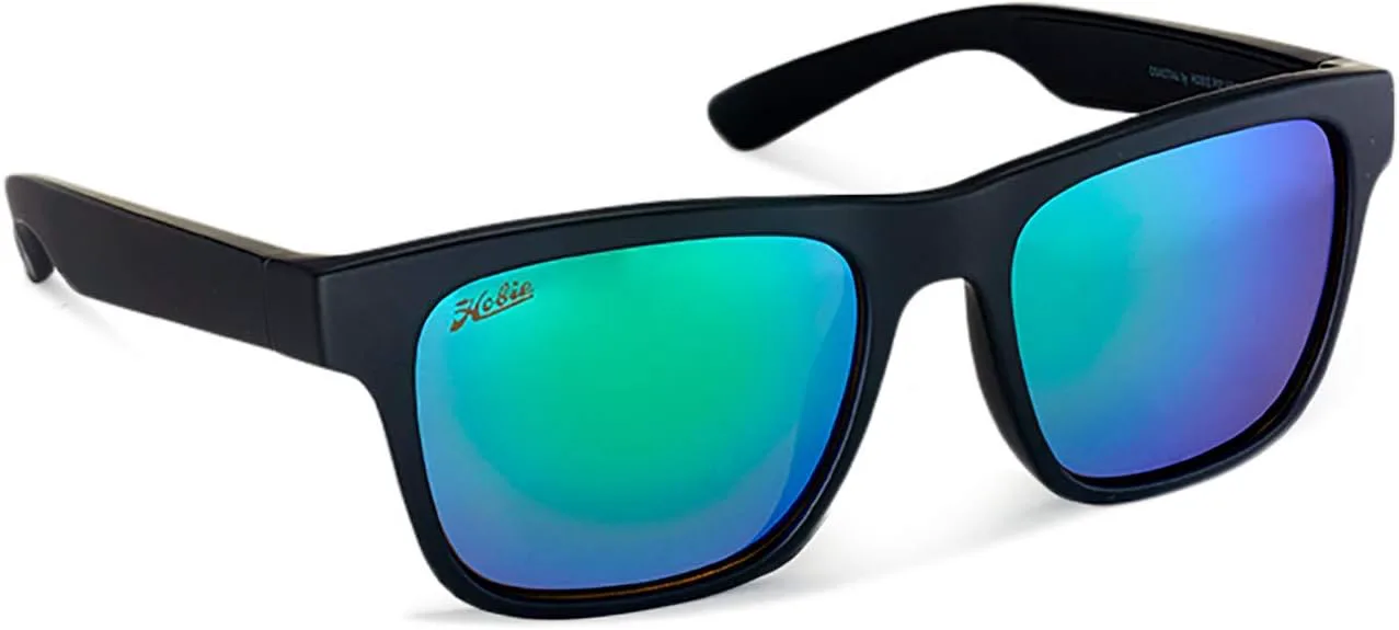 

Солнцезащитные очки Hobie Coastal Float с поляризованными линзами и технологией HydroClean для мужчин и женщин, Satin Black Frame / Copper With Sea Green Mirror Lens