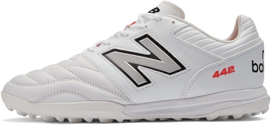 Мужские кроссовки New Balance 442 Pro TF V2, белый/черный — фото 2