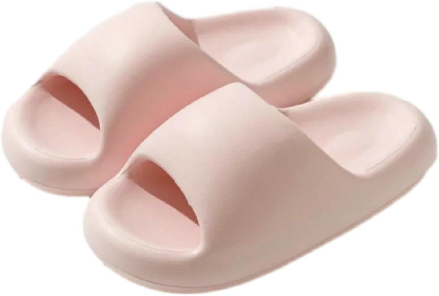 

Мужские и женские мягкие противоскользящие тапочки для дома и улицы, для ванной комнаты, летние удобные повседневные шлепанцы для душа Dcehgew, розовый