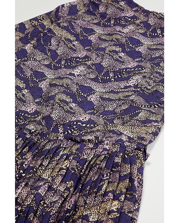 

Платье Kenzo Leopard Print Long Sleeve Dress, цвет Plum