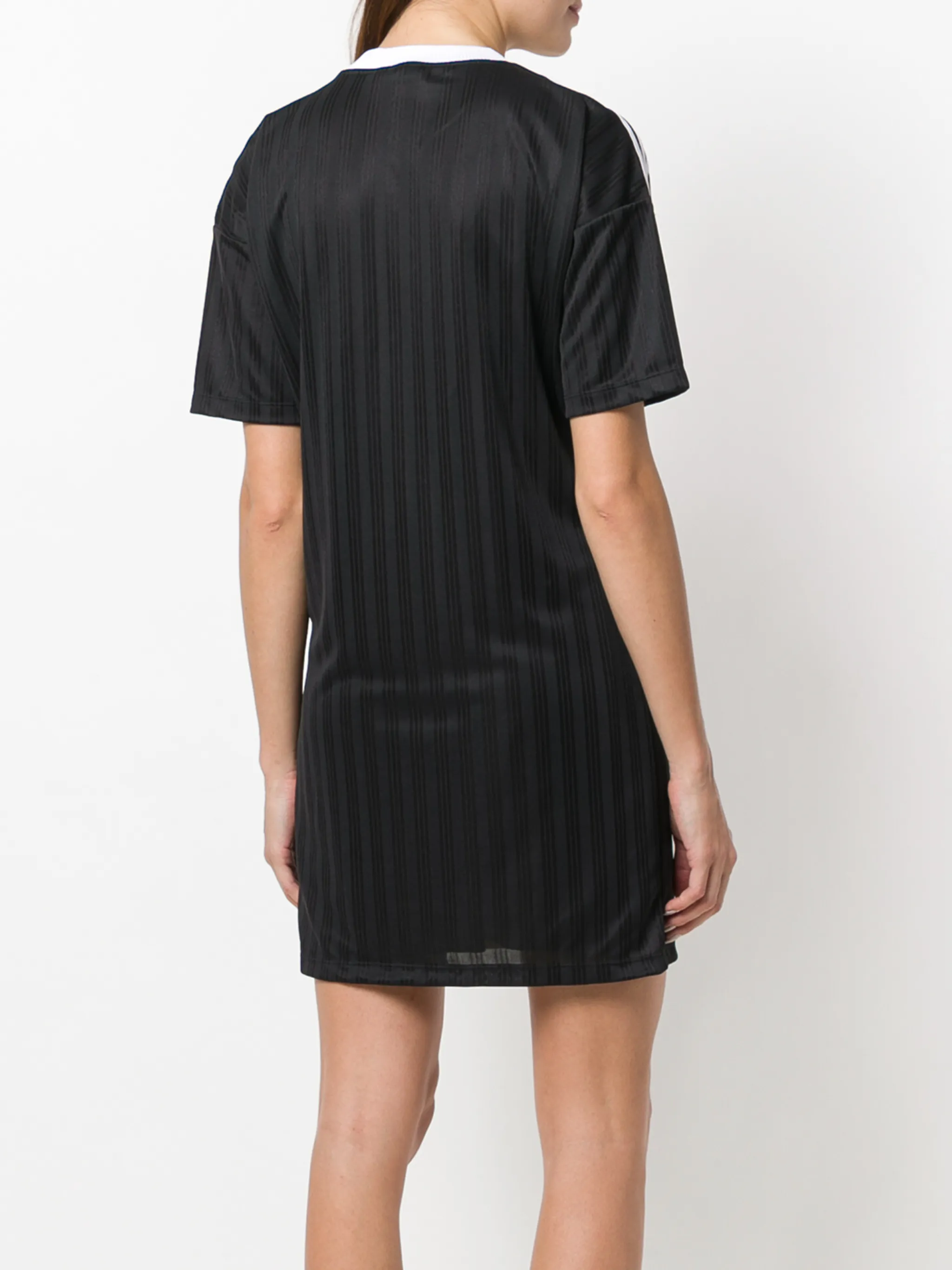 Платье Adidas Originals Trefoil, черный — фото 4