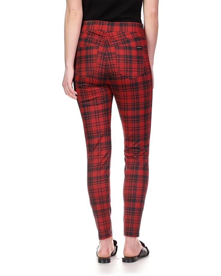 

Брюки Sanctuary Runway Ponte Leggings with Functional Pockets, цвет Scarlett Plaid