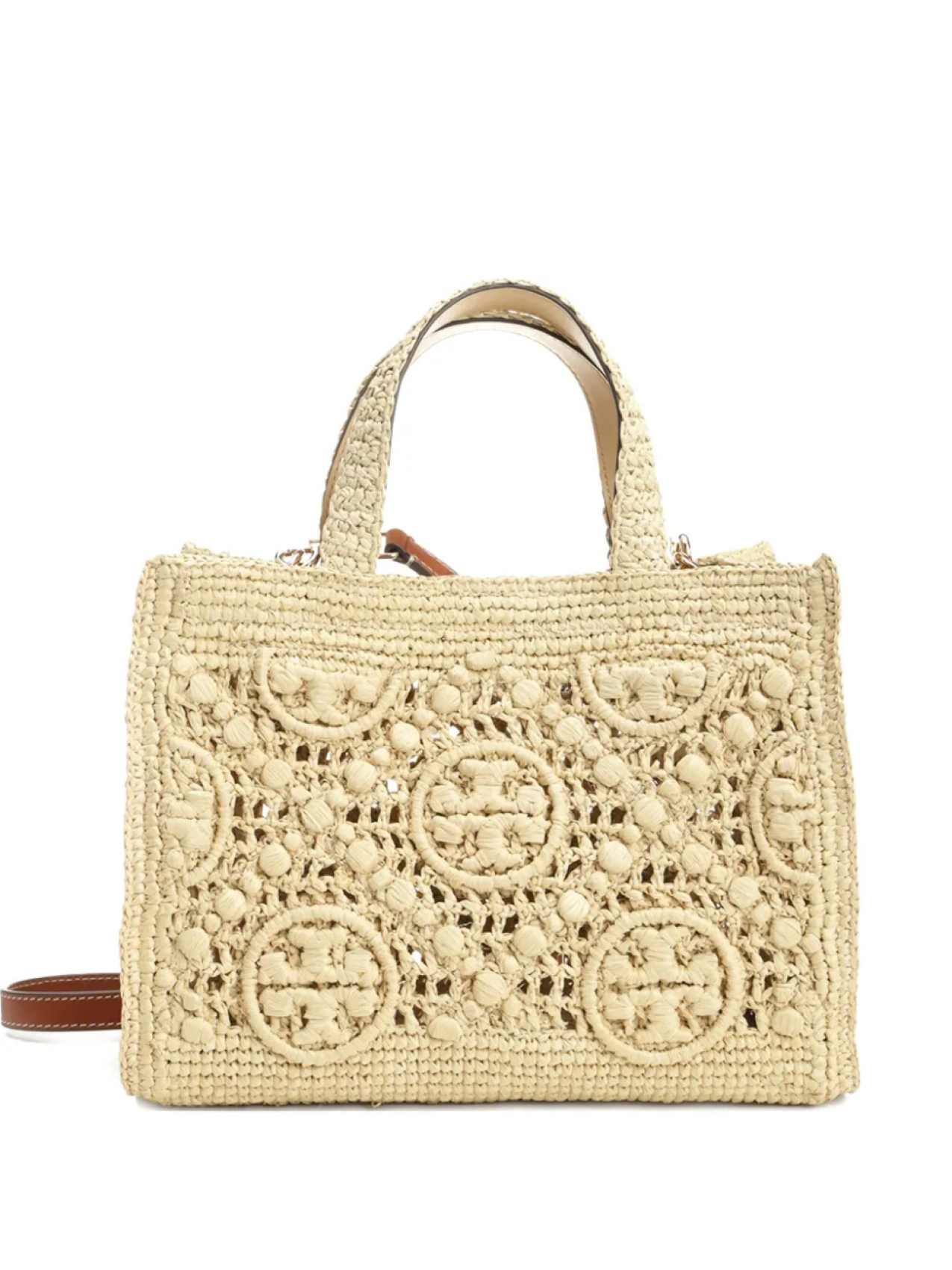 

Сумка-шоппер с монограммой T Tory Burch, нейтральный