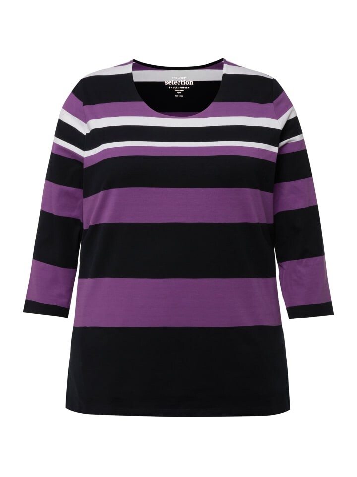 

Футболка Ulla Popken, цвет aubergine