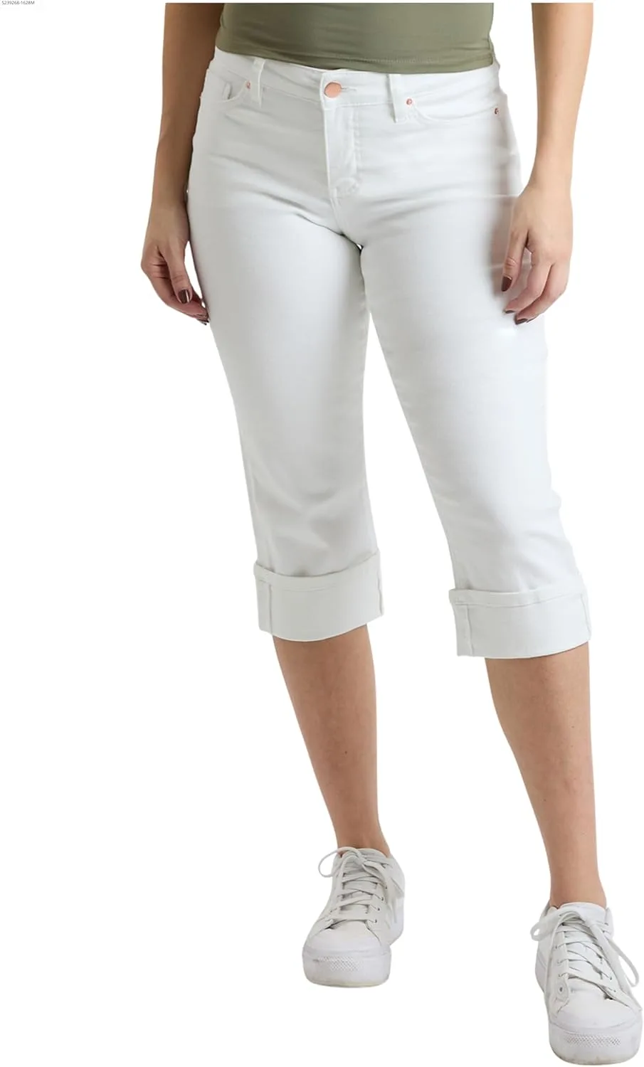 

Royalty For Me Women's Premium Stretch Essential Cuff Capri