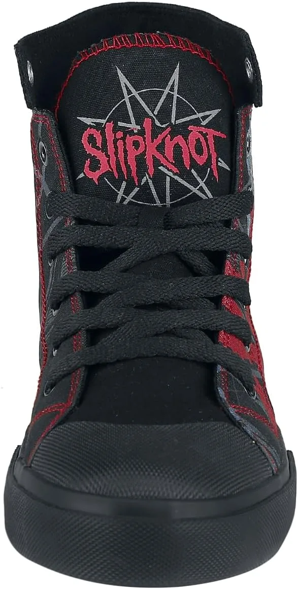Кроссовки Slipknot EMP Signature Collection унисекс, высокие, разноцветные, с символикой группы — фото 4