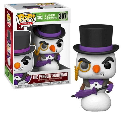 

Funko POP! Герои, коллекционная фигурка, DC Super Heroes, Снеговик-пингвин