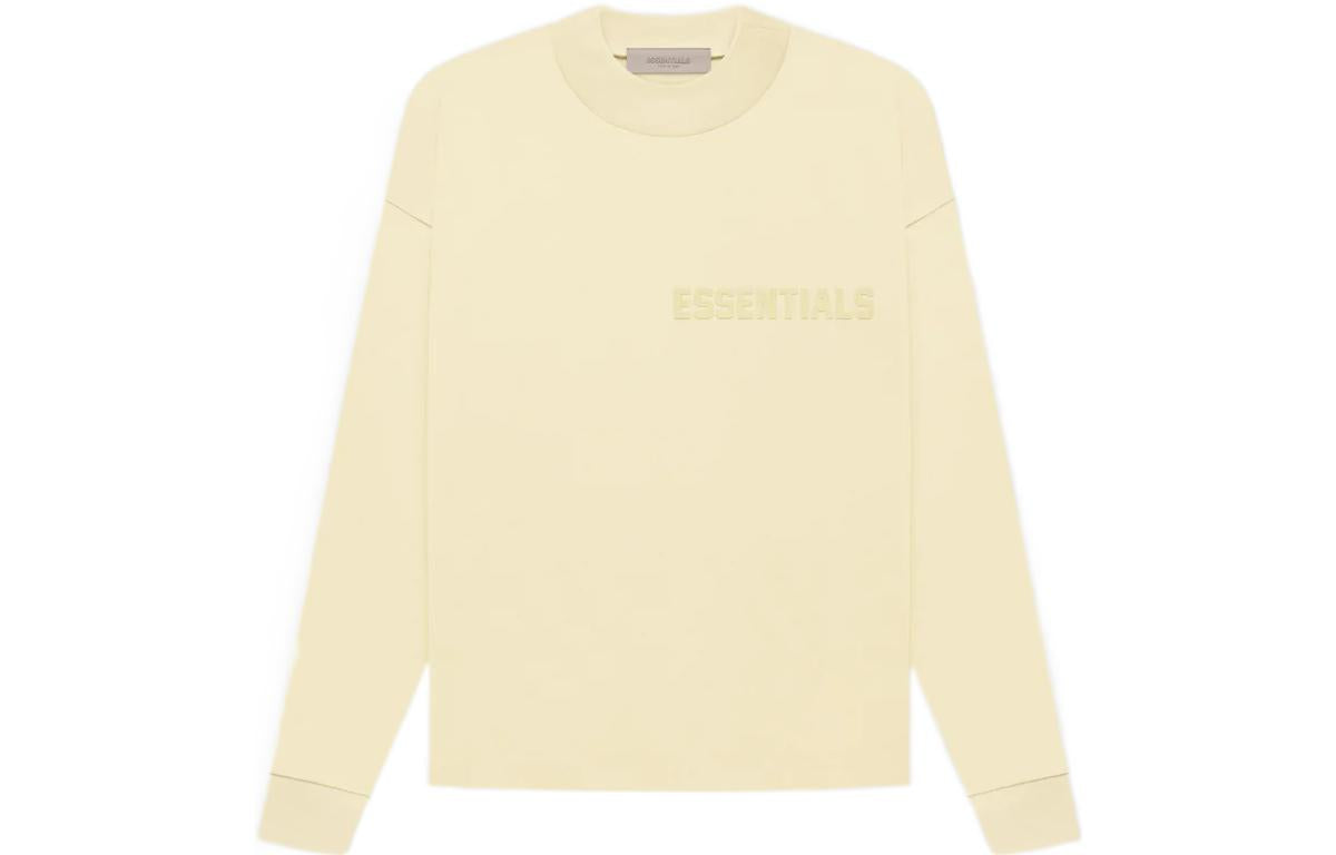 Футболка Fear of God Essentials FW22 Long Sleeve Tee 'Canary' FOG-FW22-551, желтый — фото 2