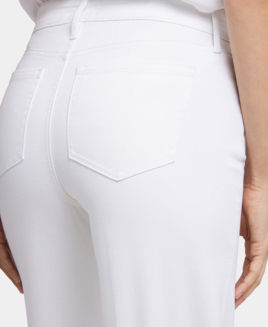 Женские джинсы Teresa с широкими штанинами до щиколотки NYDJ, Optic White — фото 3