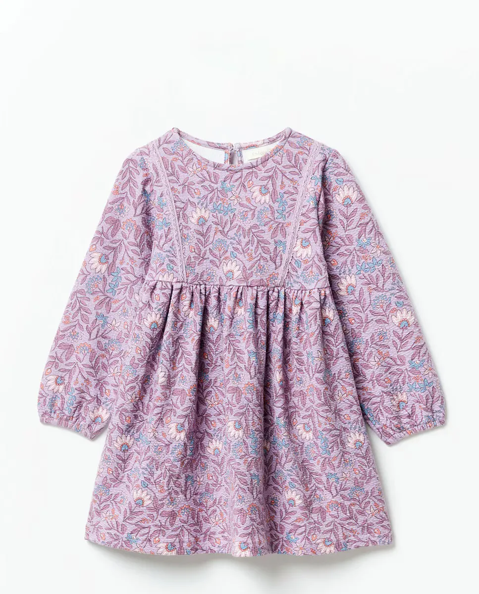 

Двойное жаккардовое платье Sfera, фиолетовый