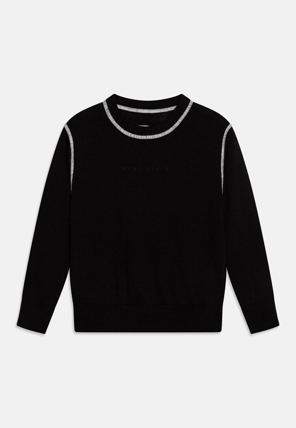 

Вязаный свитер UNISEX MM6 Maison Margiela, черный