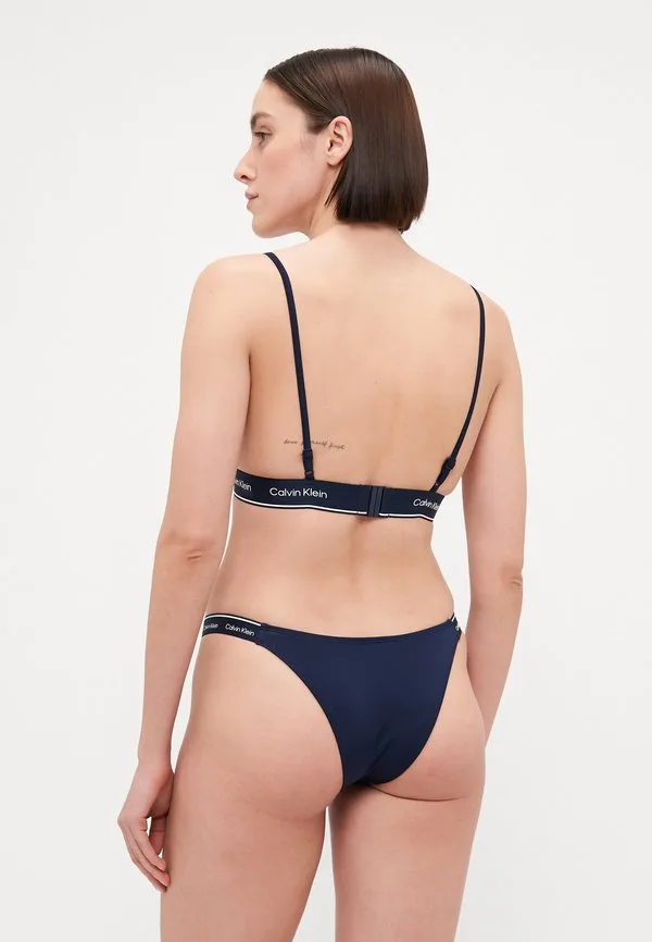 Плавки от бикини с изогнутой формой в форме дельты Calvin Klein Swimwear, Dark Sapphire — фото 3