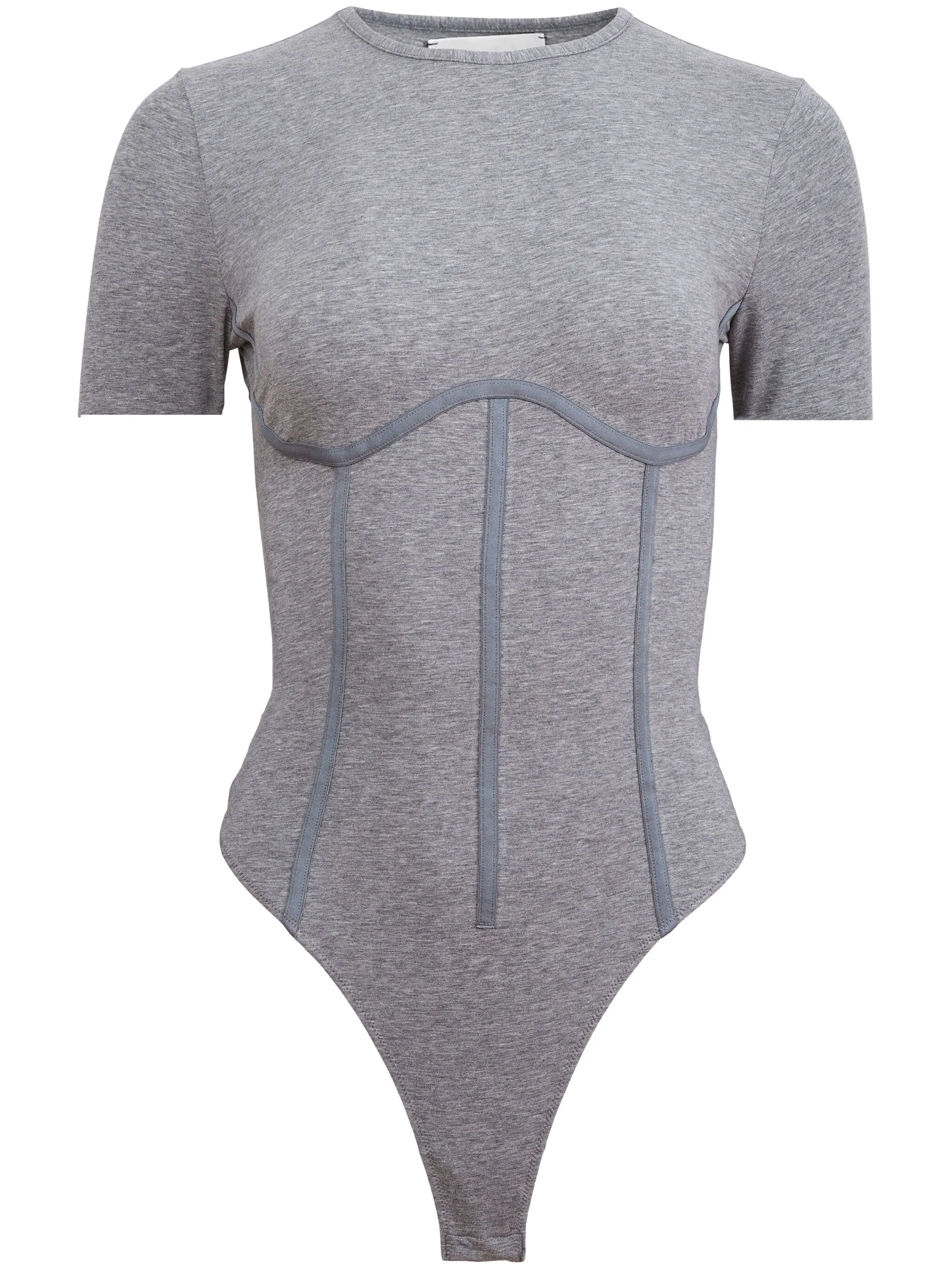 

Боди из органического хлопка Fleur Du Mal, серый