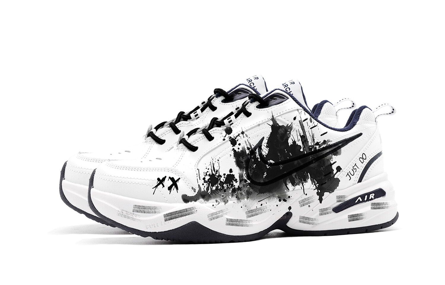 

Кроссовки Air Monarch 4 Chunky унисекс с низким верхом серый Nike