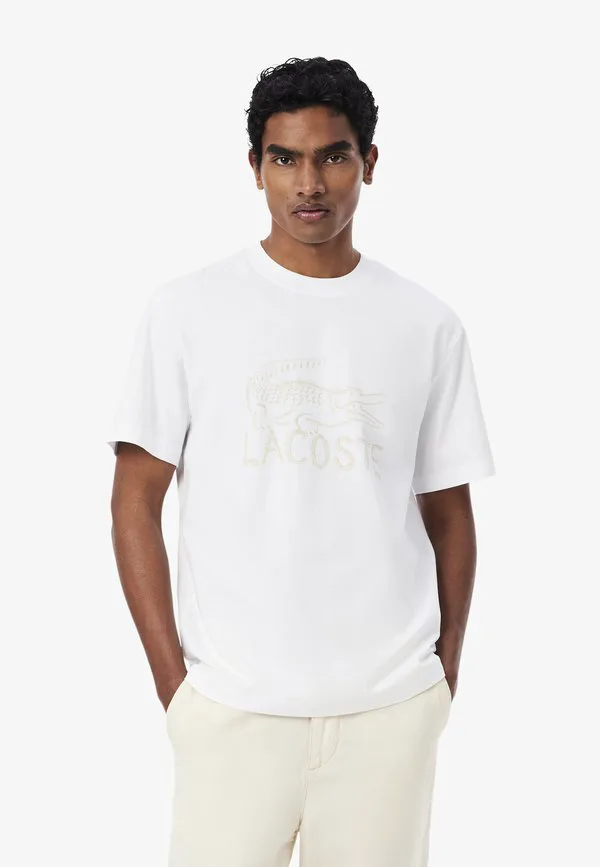 Футболка с принтом Lacoste, Blanc