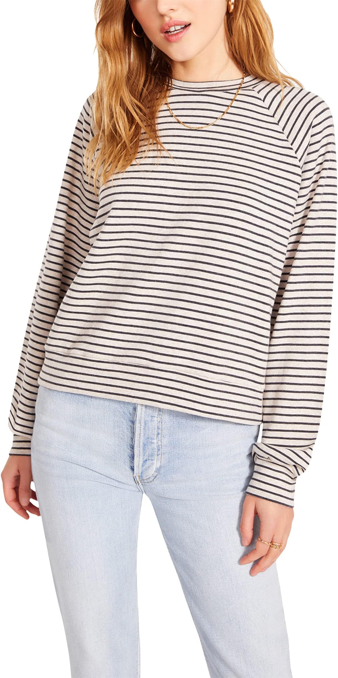 

Толстовка Steve Madden Hot N' Fold Top, цвет Oatmeal