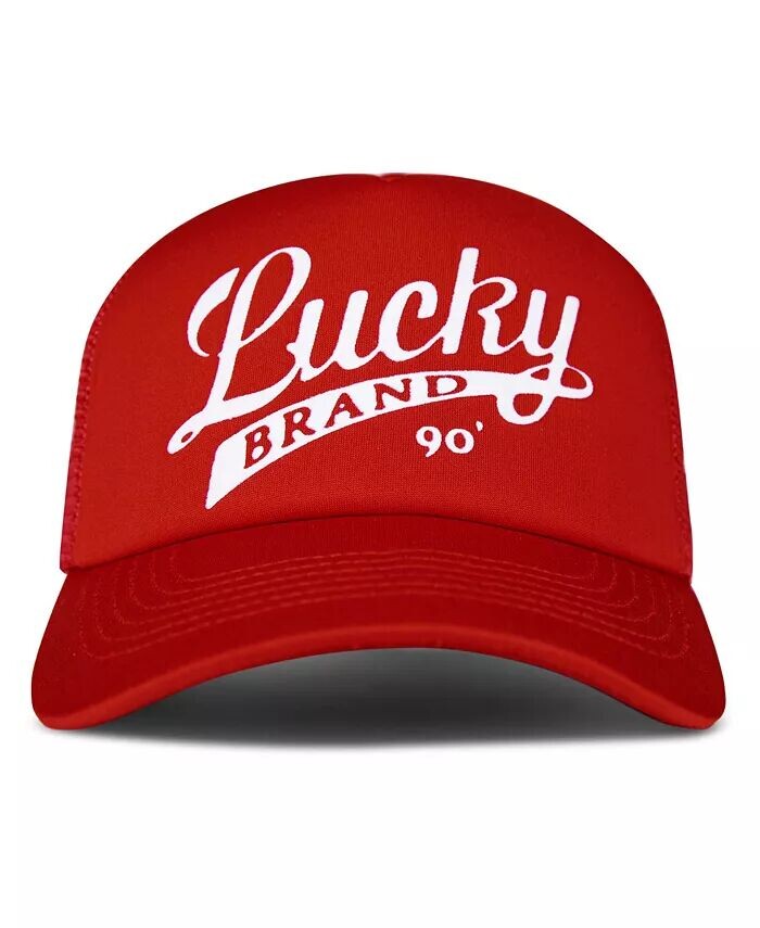 

Женская кепка дальнобойщика с принтом Lucky Brand, красный