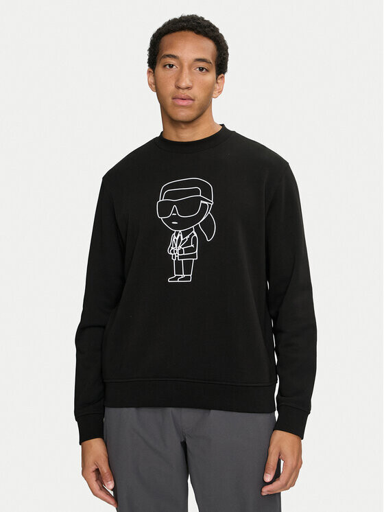 

Толстовка regular fit Karl Lagerfeld, черный