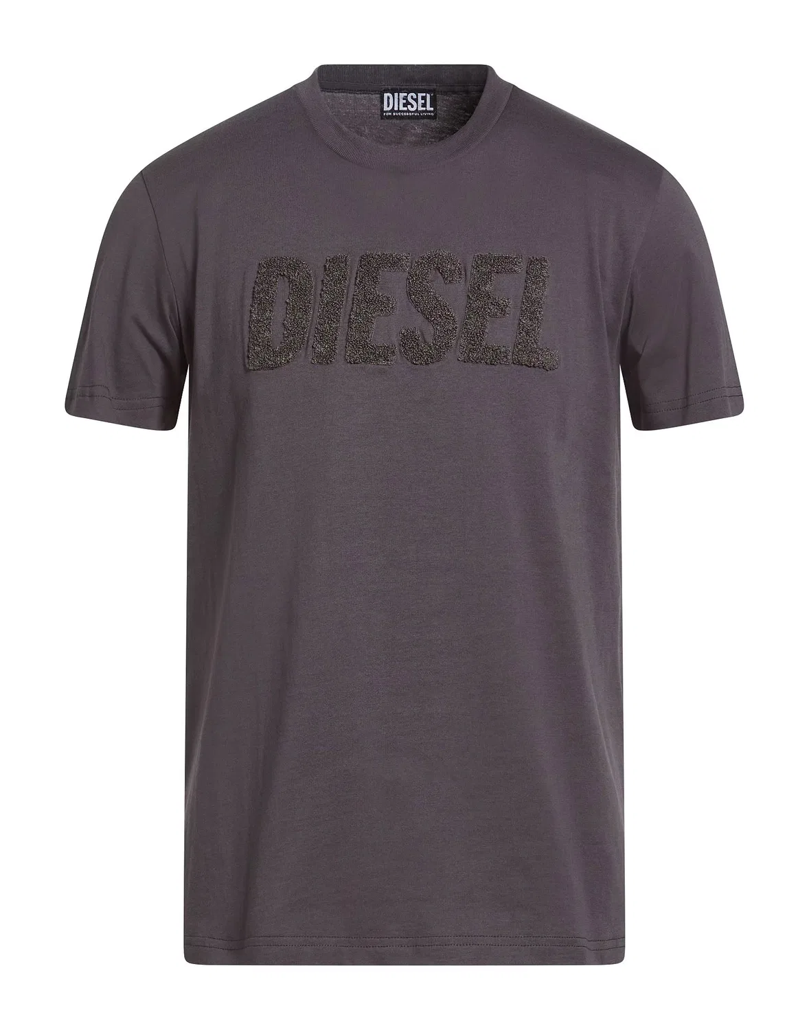 Футболка с аппликациями DIESEL Charcoal