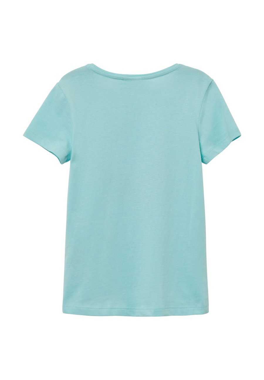 Футболка s.Oliver Print T-shirt, Helles Türkis/Mint — фото 3