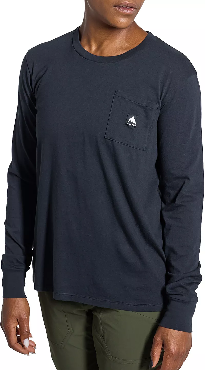 

Женская футболка Burton Colfax с длинным рукавом, цвет True Black