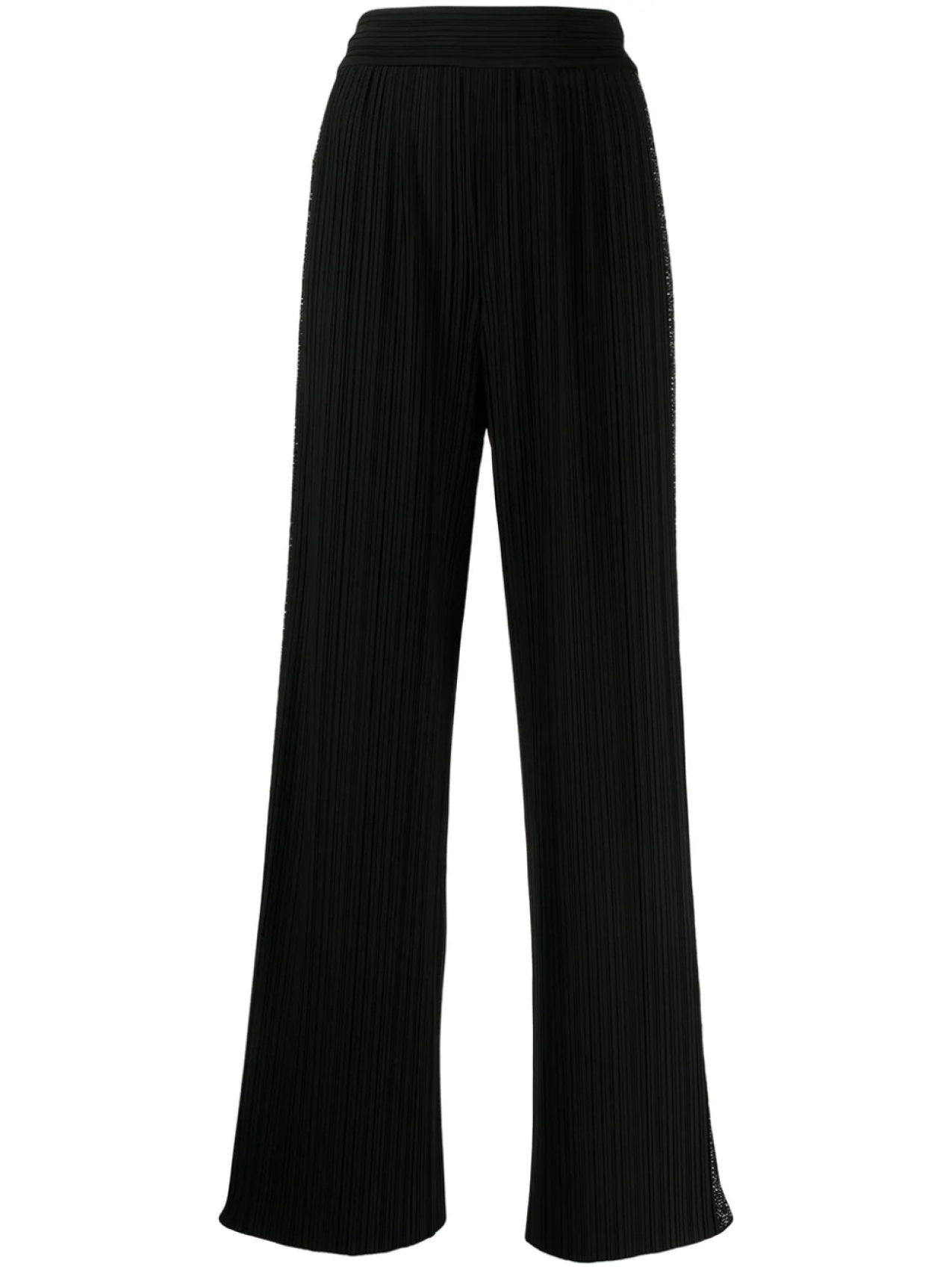 

Giorgio Armani брюки с завышенной талией и складками, черный