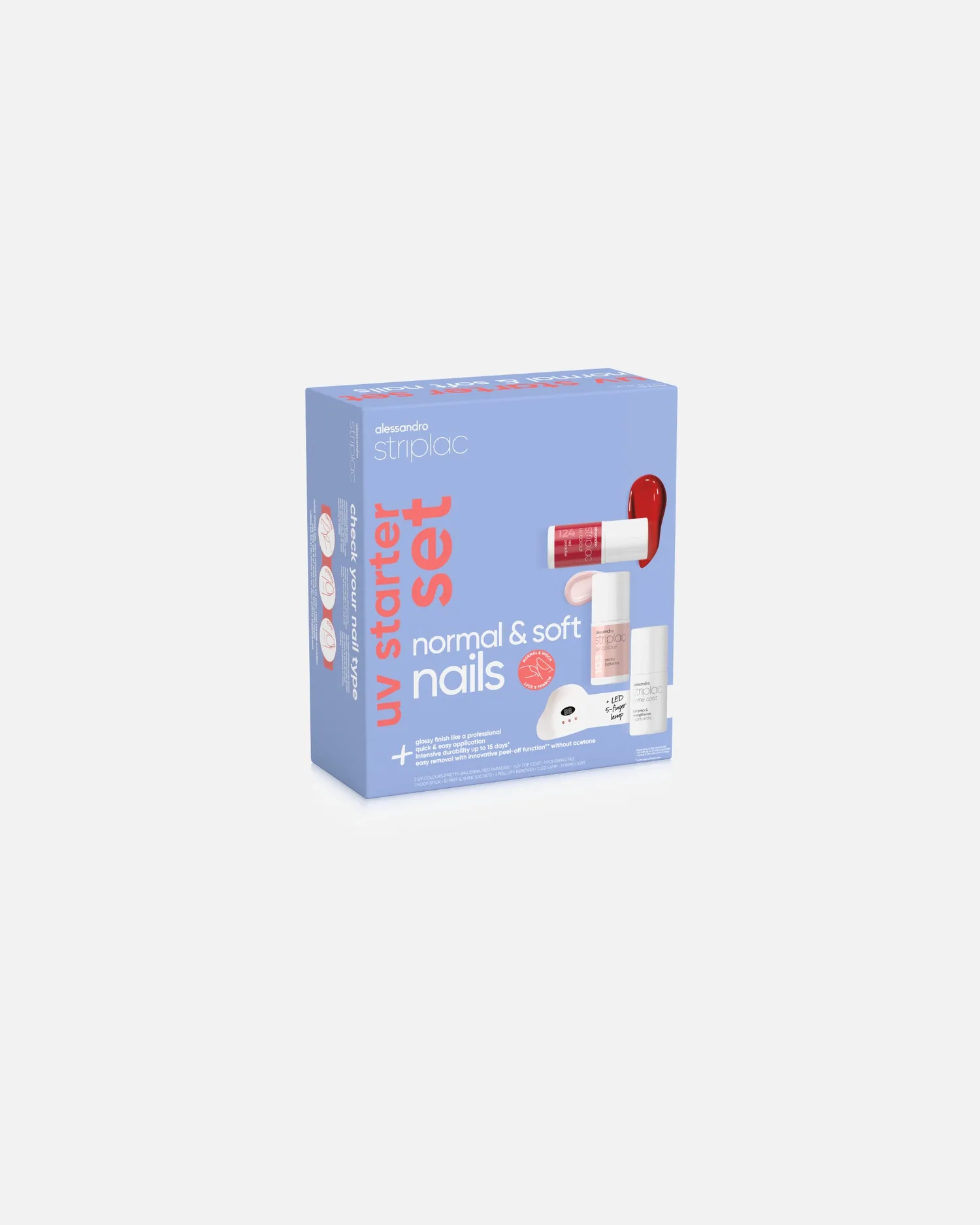 Nagelpflegeset striplac start normal & soft nails Alessandro, 1 шт