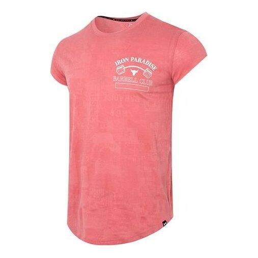 

Футболка project rock show your gym t-shirt 'coral red' Under Armour, красный