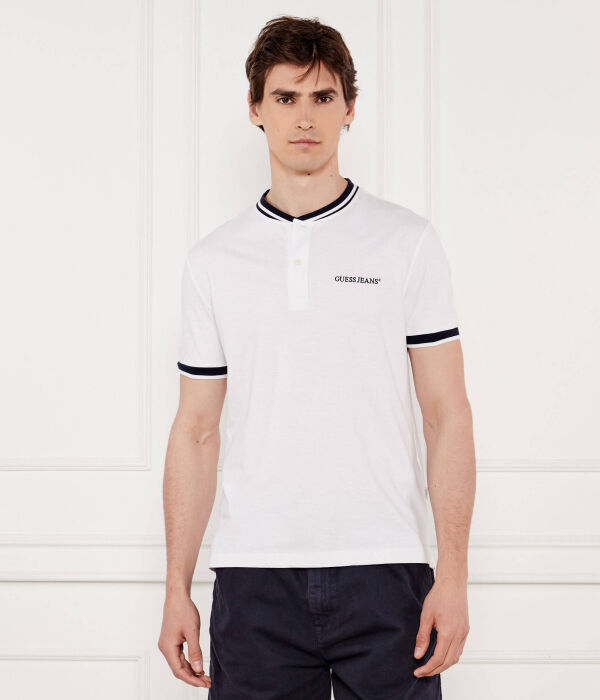 

Рубашка поло Regular fit Guess Jeans, белый
