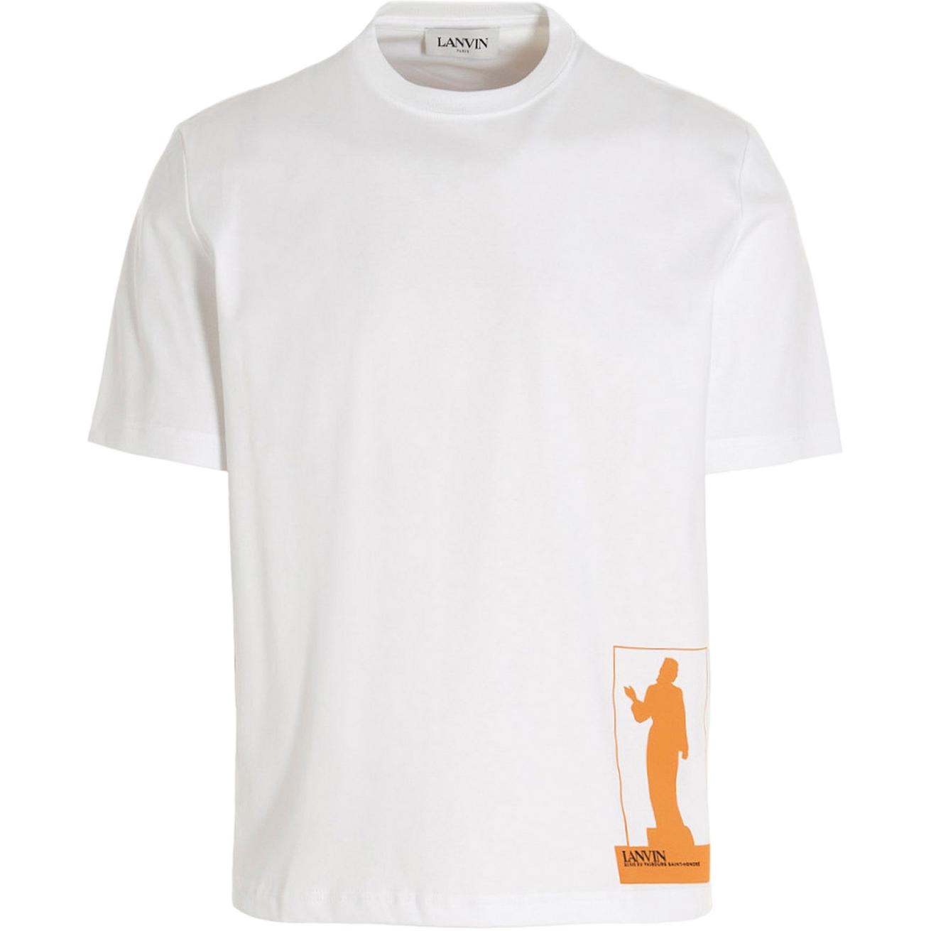 

Футболка с принтом Graphic Archive Lanvin, белый