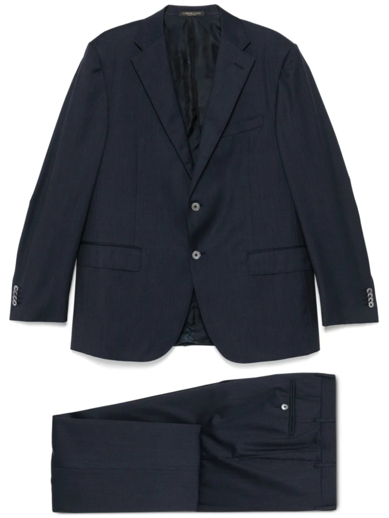 

Костюм-двойка из вирджинской шерсти Corneliani, синий