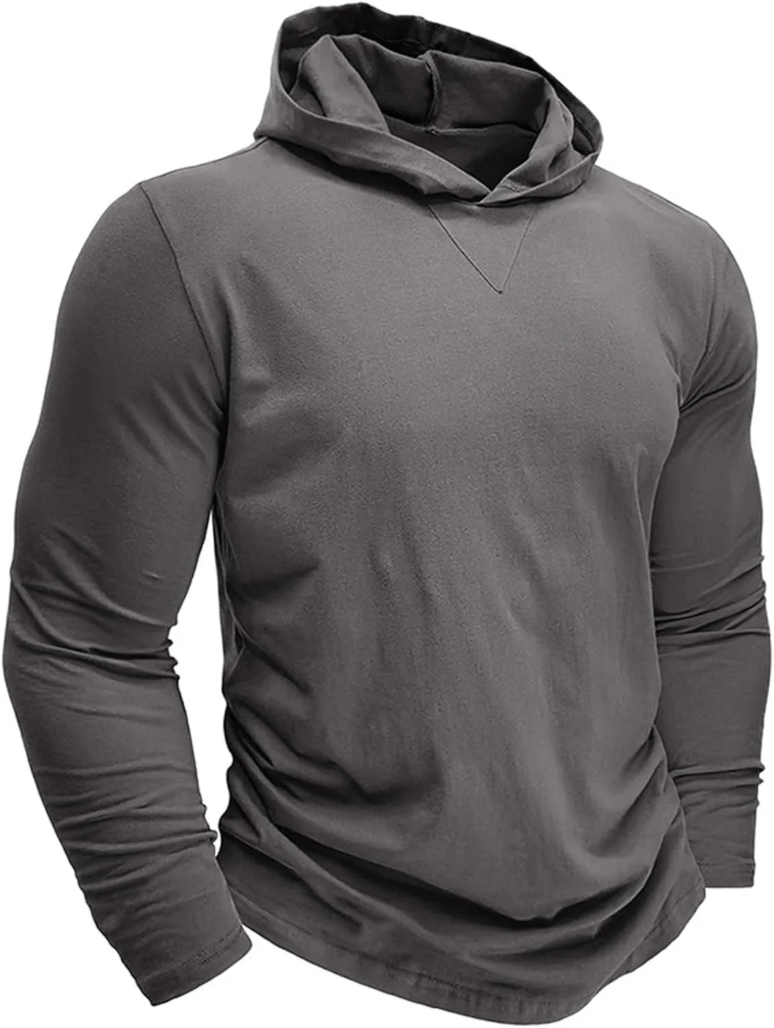 Мужская худи с длинным рукавом Casual Slim Fit — фото 3