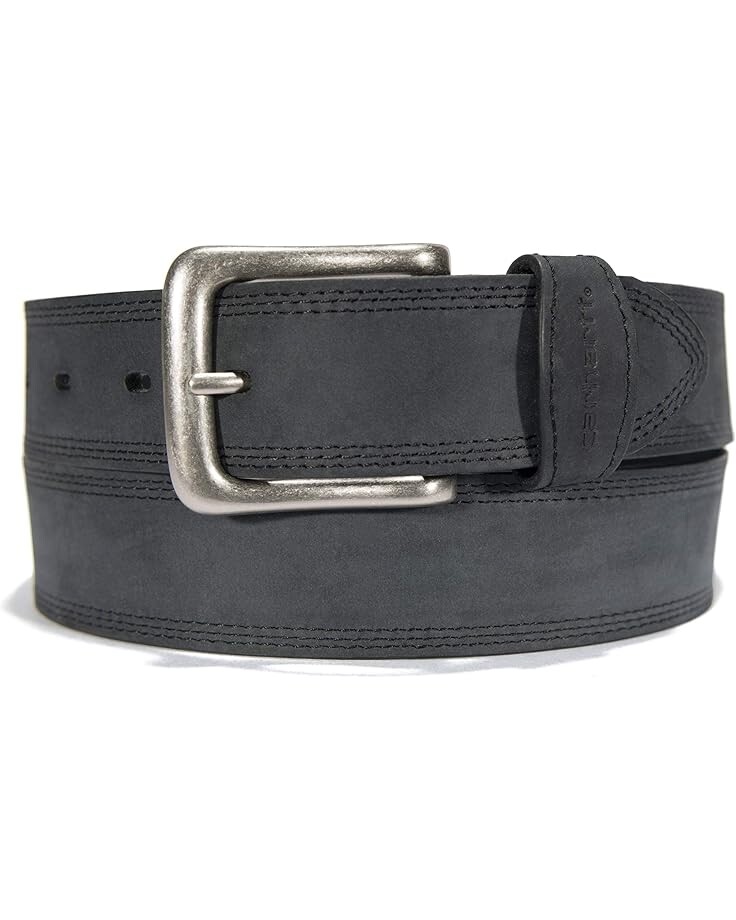 

Ремень Unisex Carhartt Leather Triple Stitch Belt, цвет Black/Antique Nickel Finish