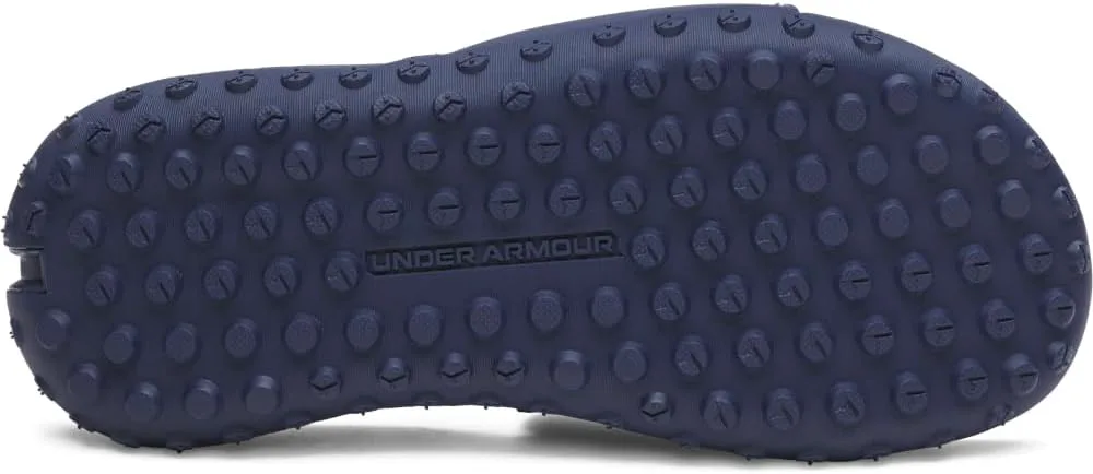 Мужские слайд-сандалии Under Armour Project Rock 3, темно-синий/белый — фото 3