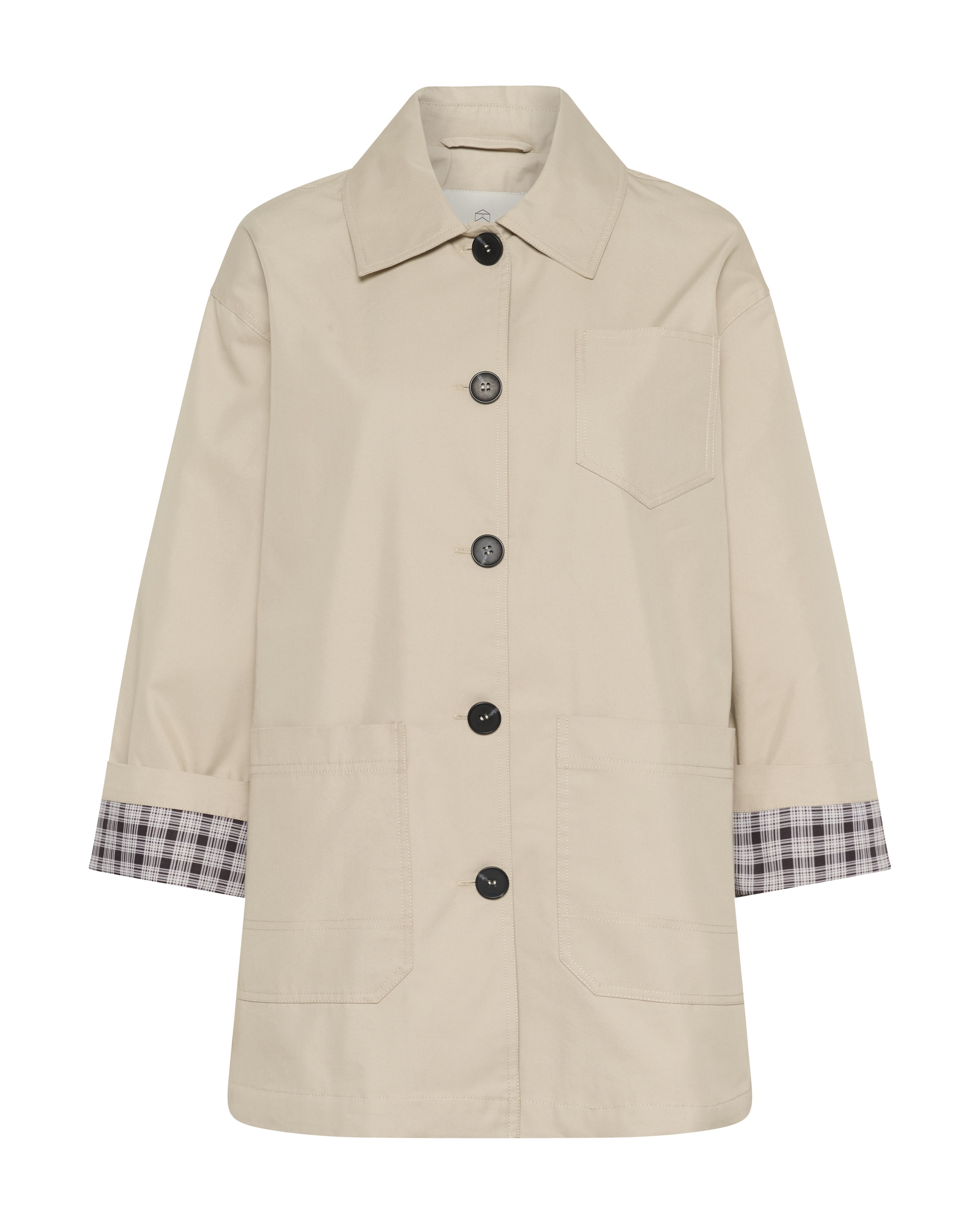 

Kaffe Межсезонная куртка 'KAvalentina' в светло-бежевом цвете