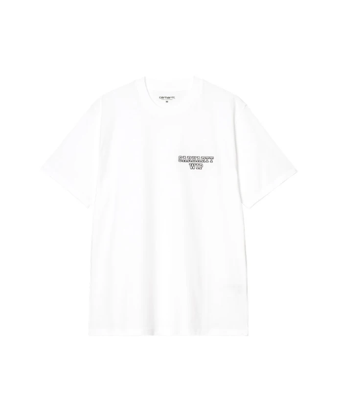 

Хлопковая футболка выпускника с логотипом. Carhartt Wip, белый