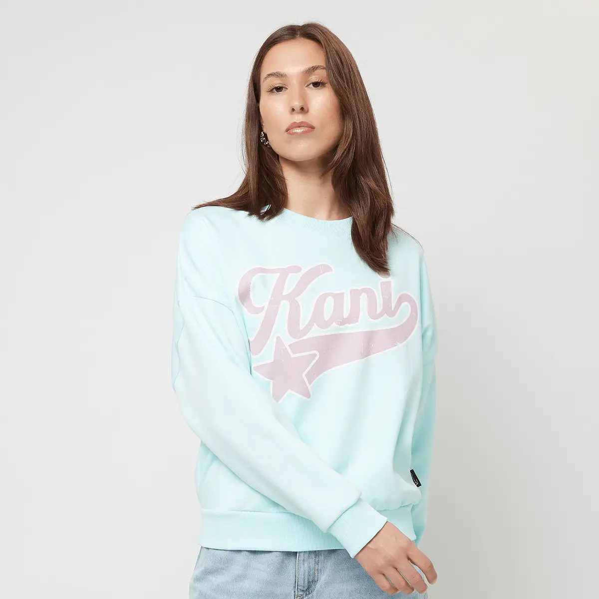 

Толстовка Karl Kani Woven Signature Star Logo Crew, синий