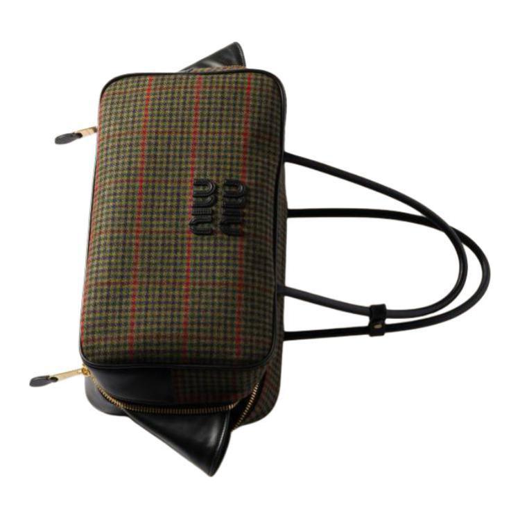 Сумка Beau Fabric для женщин Grimm Green MIU MIU, Set (Bag+Dust Bag) — фото 3