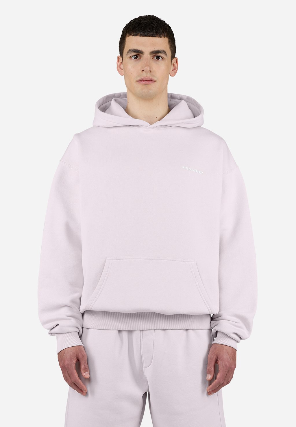 

Толстовка с капюшоном LOGO OVERSIZED HOODIE Pegador, цвет Washed Light Lilac/White Gum