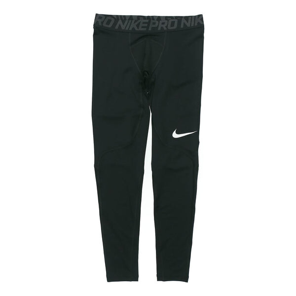 

Брюки men's pro training tight long pants/trousers black Nike, черный