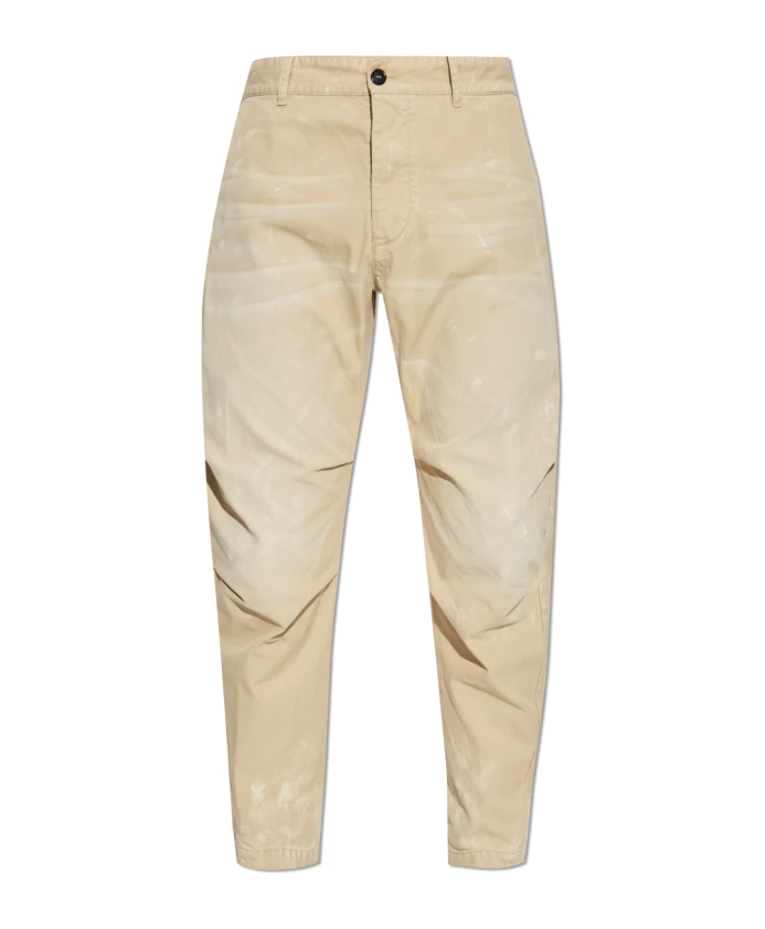 

Брюки с эффектом пятна Dsquared2, бежевый