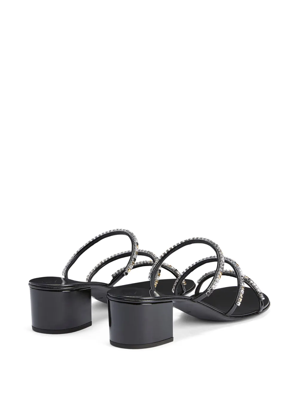 Декорированные босоножки Dark Colorful 40 Giuseppe Zanotti, черный — фото 3