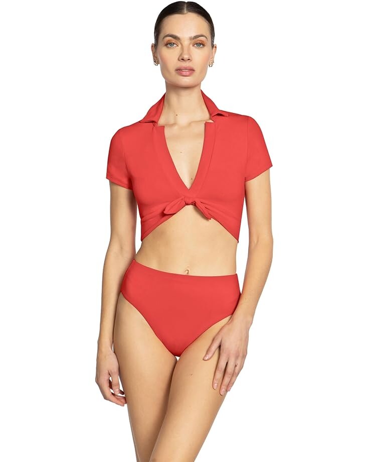 

Пляжный топ Robin Piccone Ava Top, цвет Guava