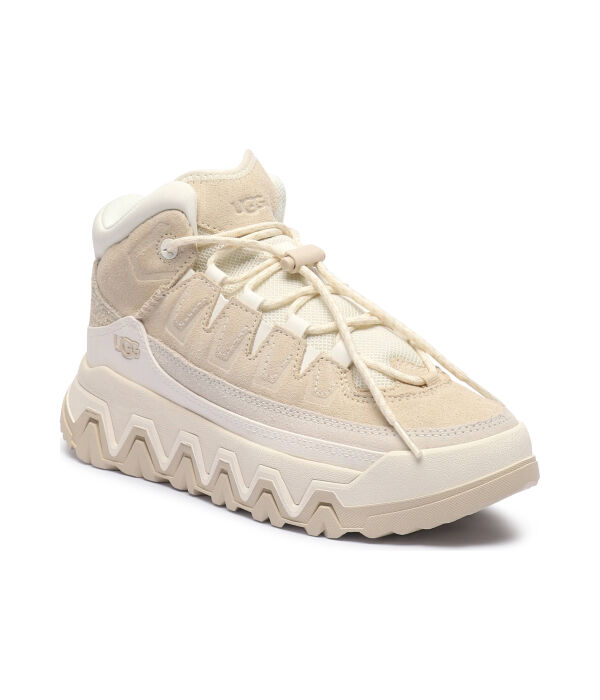 Кожаные кроссовки с каптрейлом Ugg, экрю