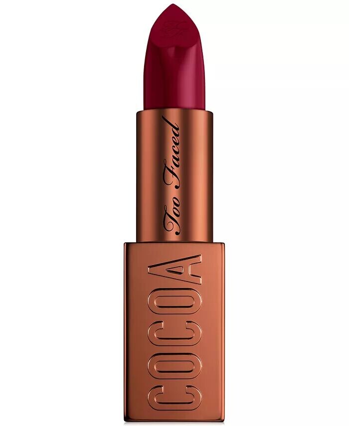

Кремовая губная помада Cocoa Bold Too Faced, цвет Triple Fudge