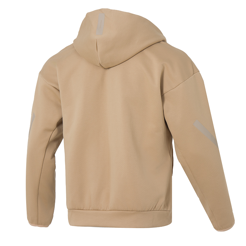 Z.N.E. Full Zip Hooded Track Jacket Adidas, коричневый (comes with 3 pairs of adidas socks) — фото 3